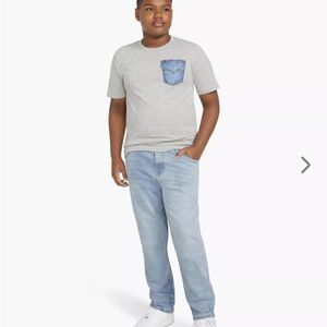 NWT Levi’s 502 juniors husky fit jeans, Yosemite Falls light wash. 16H W34x L30